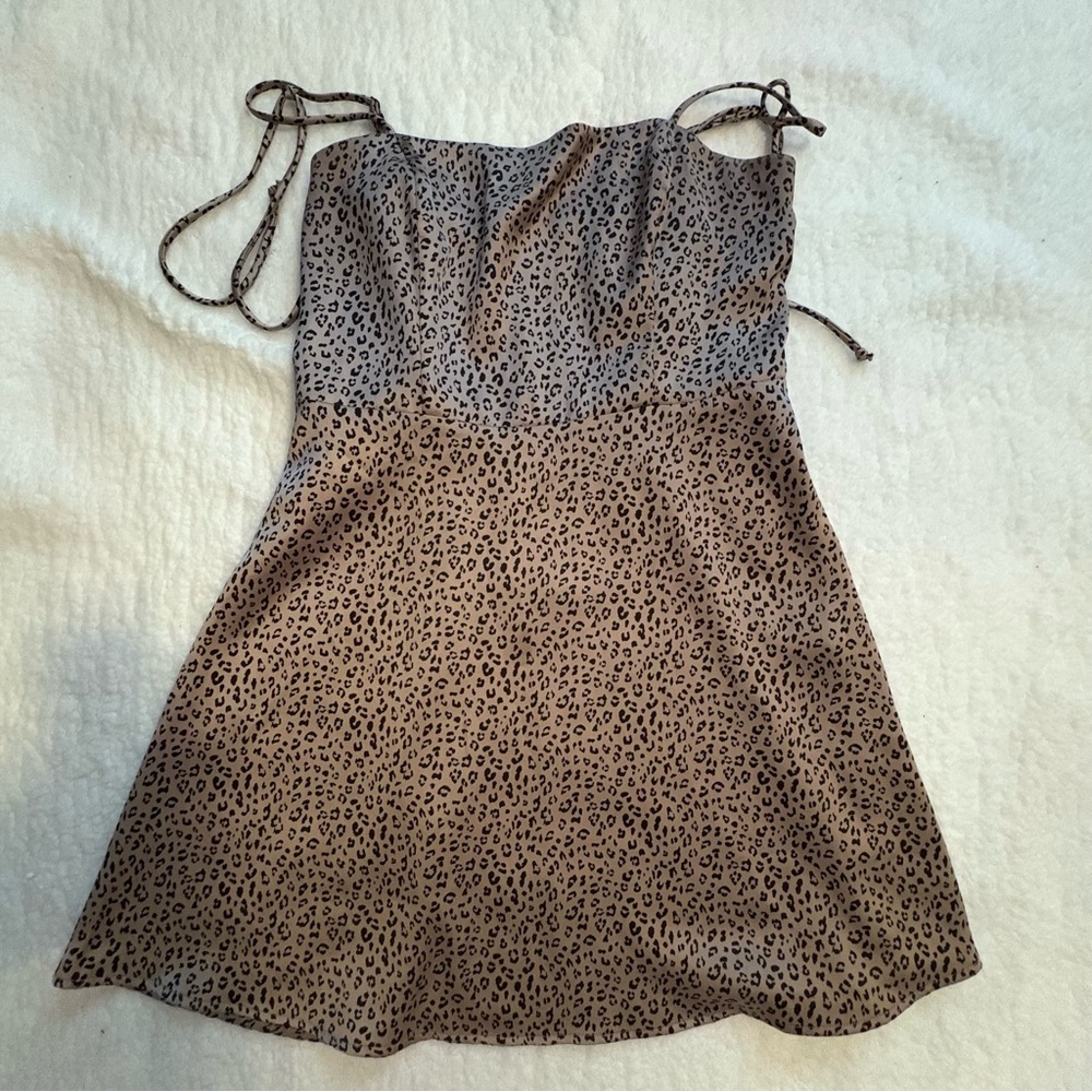 Socialite Leopard Print Mini Dress